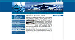 Desktop Screenshot of deswsp-dwasa.com